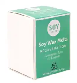 De Online Drogist Soylites Soy Wax Melts Rejuvenation Lemongrass Lime & Lavender aanbieding