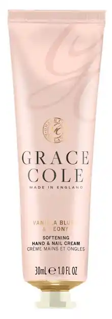 De Online Drogist Grace Cole Vanilla Blush & Peony Softening Hand & Nail Cream aanbieding