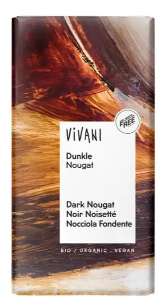 De Online Drogist Vivani Pure Chocolade Nougat Reep aanbieding