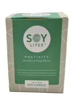 De Online Drogist Soylites Soycandle Positivity - Desert Rose & Orange Blossom aanbieding