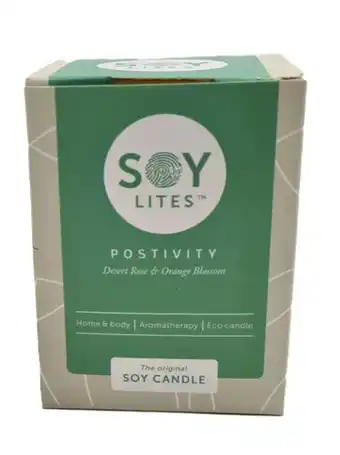 De Online Drogist Soylites Soycandle Positivity - Desert Rose & Orange Blossom aanbieding