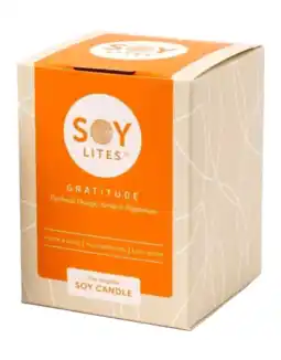 De Online Drogist Soylites Soycandle Gratitude - Patchouli, Orange, Neroli & Peppermint aanbieding