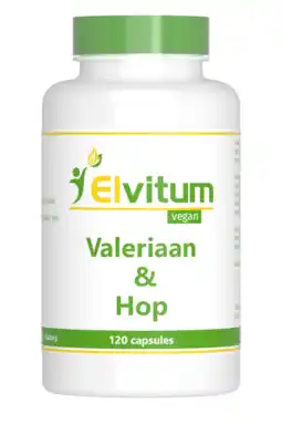 De Online Drogist Elvitum Valeriaan & Hop Capsules aanbieding