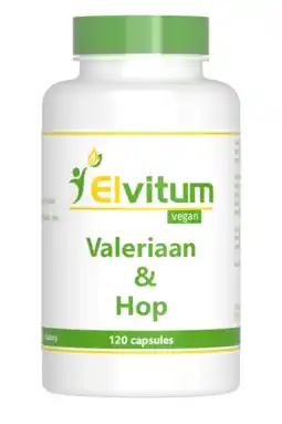De Online Drogist Elvitum Valeriaan & Hop Capsules aanbieding