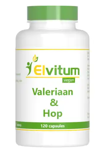 De Online Drogist Elvitum Valeriaan & Hop Capsules aanbieding