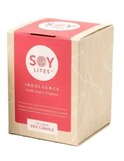 De Online Drogist Soylites Soycandle Indulgence - Vanilla, Ginger & Grapefruit aanbieding