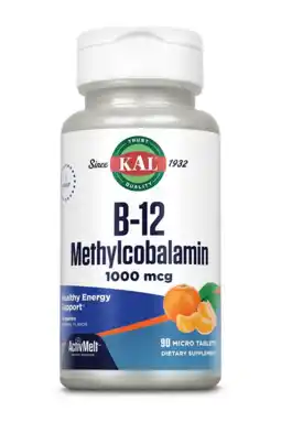 De Online Drogist Kal Vitamine B12 Methylcobalamin ActivMelt Tabletten aanbieding