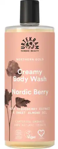 De Online Drogist Urtekram Creamy Bodywash Nordic Berry aanbieding