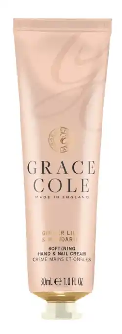 De Online Drogist Grace Cole Ginger Lily & Mandarin Softening Hand & Nail Cream aanbieding