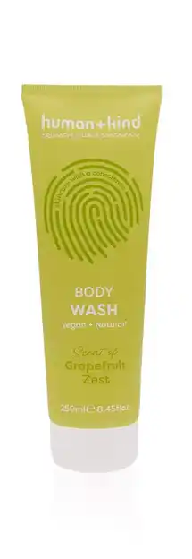 De Online Drogist Human+Kind Body Wash Grapefruit Zenst aanbieding