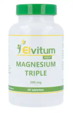 De Online Drogist Elvitum Magnesium Triple 200mg Tabletten aanbieding