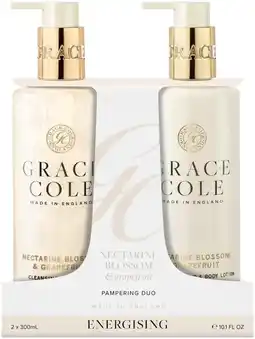 De Online Drogist Grace Cole Nectarine Blossom & Grapefruit Pampering Hand Care Duo aanbieding