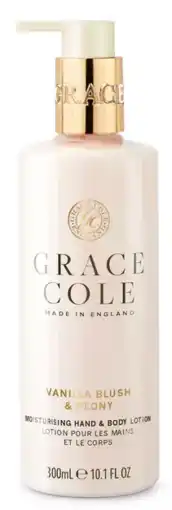 De Online Drogist Grace Cole Vanilla Blush & Peony Hand & Body Lotion aanbieding