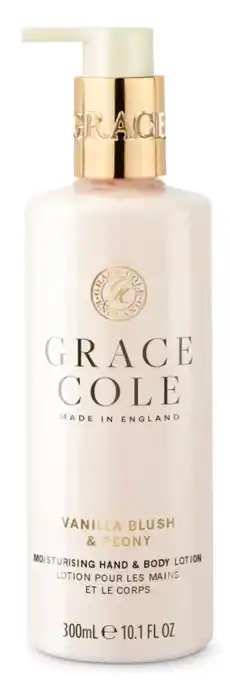 De Online Drogist Grace Cole Vanilla Blush & Peony Hand & Body Lotion aanbieding