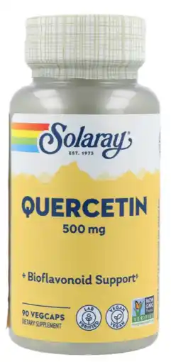 De Online Drogist Solaray Quercetin 500mg Capsules aanbieding