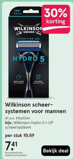 Etos Wilkinson scheer systemen voor mannen aanbieding