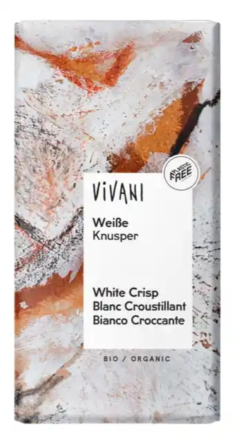 De Online Drogist Vivani White Crisp Chocolade Reep aanbieding