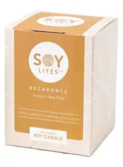 De Online Drogist Soylites Soycandle Decadence - Vanilla & Ylangy Ylang aanbieding