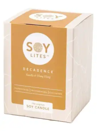 De Online Drogist Soylites Soycandle Decadence - Vanilla & Ylangy Ylang aanbieding