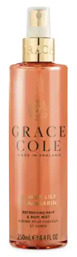 De Online Drogist Grace Cole Ginger Lily & Mandarin Refreshing Hair & Body Mist aanbieding