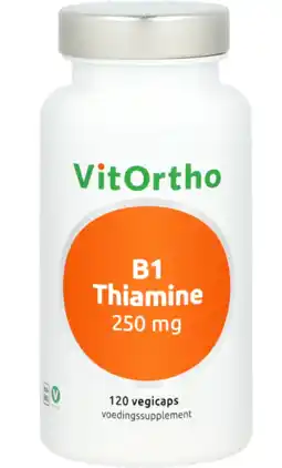 De Online Drogist VitOrtho B1 Thiamine 250mg Capsules aanbieding