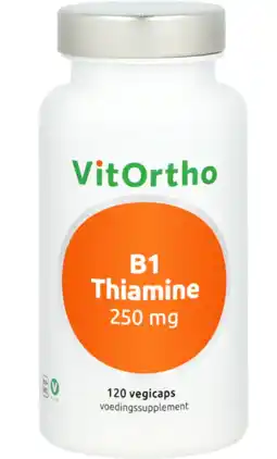 De Online Drogist VitOrtho B1 Thiamine 250mg Capsules aanbieding