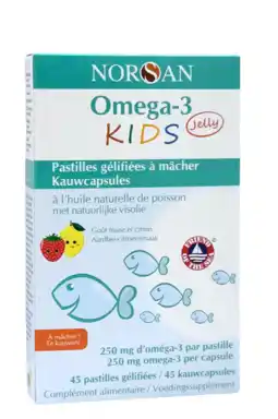 De Online Drogist Norsan Omega-3 Kids Jelly Kauwcapsules aanbieding