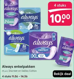 Etos Always enkelpakken aanbieding