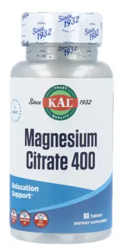 De Online Drogist Kal Magnesium Citraat 400mg Tabletten aanbieding