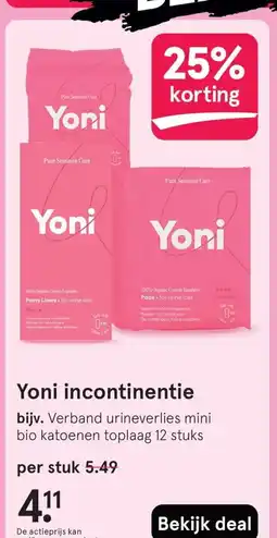 Etos Yoni incontinentie aanbieding