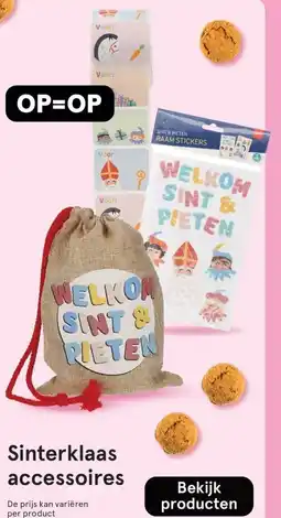 Etos Sinterklaas accessoires aanbieding