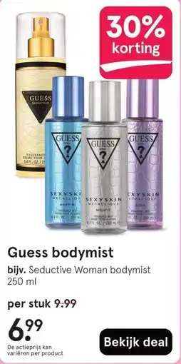 Etos Guess bodymist aanbieding