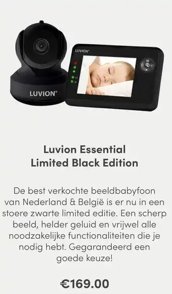 Baby & Tiener Luvion Essential Limited Black Edition aanbieding