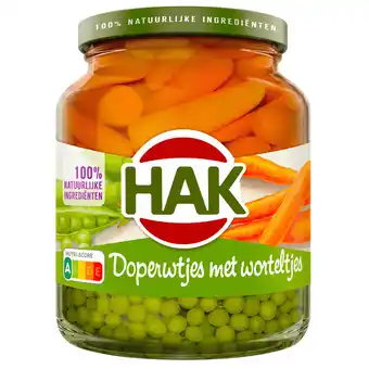 Dekamarkt Hak Doperwtjes met worteltjes extra fijn aanbieding