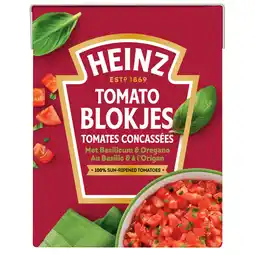 Dekamarkt Heinz Tomaten blokjes basilicum-oregano aanbieding