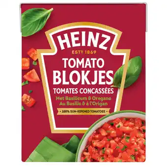 Dekamarkt Heinz Tomaten blokjes basilicum-oregano aanbieding