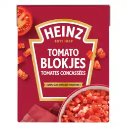 Dekamarkt Heinz Tomaten blokjes naturel aanbieding