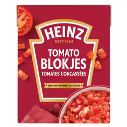 Dekamarkt Heinz Tomaten blokjes naturel aanbieding