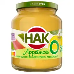 Dekamarkt Hak Appelmoes 0% suiker aanbieding