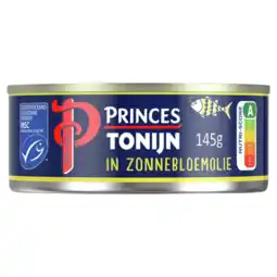 Dekamarkt Princes Tonijnstukken in zonnebloemolie aanbieding