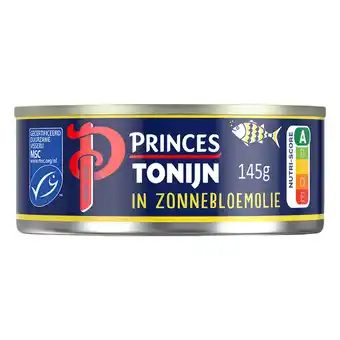 Dekamarkt Princes Tonijnstukken in zonnebloemolie aanbieding