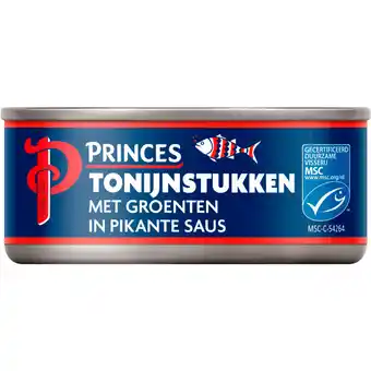 Dekamarkt Princes Tonijnstukken met groenten aanbieding