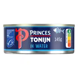 Dekamarkt Princes Tonijnstukken in water aanbieding