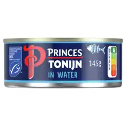 Dekamarkt Princes Tonijnstukken in water aanbieding