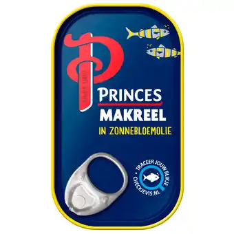 Dekamarkt Princes Makreelfilet in zonnebloemolie aanbieding