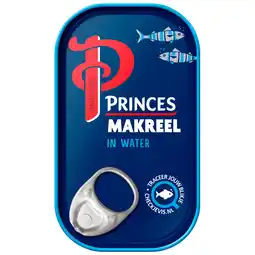 Dekamarkt Princes Makreelfilet in water aanbieding