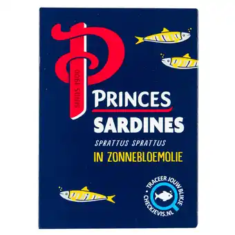 Dekamarkt Princes Sardientjes in zonnebloemolie aanbieding
