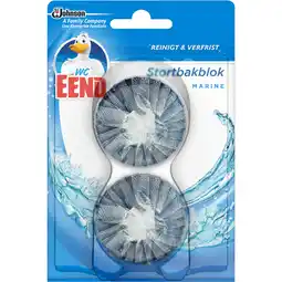 Dekamarkt WC-eend Toiletblok stortbakblok blauw aanbieding