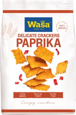 Dekamarkt Wasa Delicate cracker paprika aanbieding