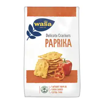 Dekamarkt Wasa Delicate cracker paprika aanbieding